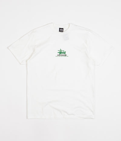 Stussy International T-Shirt - White / Green
