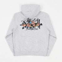 Stussy ITP Roses Hoodie - Ash Heather thumbnail