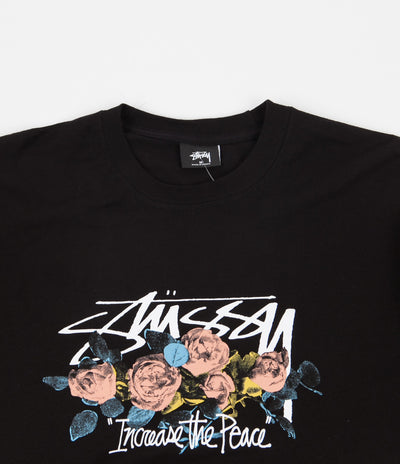 Stussy ITP Roses T-Shirt - Black