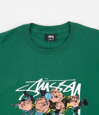 Stussy ITP Roses T-Shirt - Dark Green