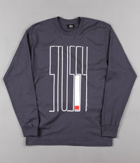 Stussy Tall Long Sleeve T-Shirt - Midnight