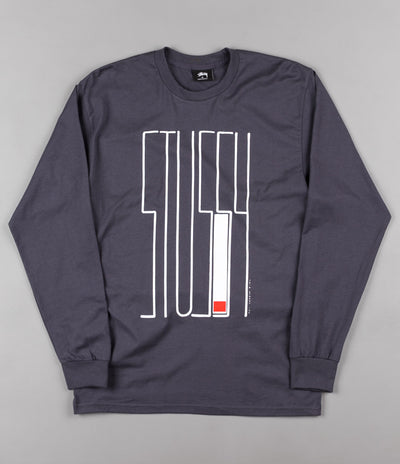 Stussy Tall Long Sleeve T-Shirt - Midnight