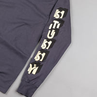 Stussy Blocks Long Sleeve T-Shirt - Midnight thumbnail