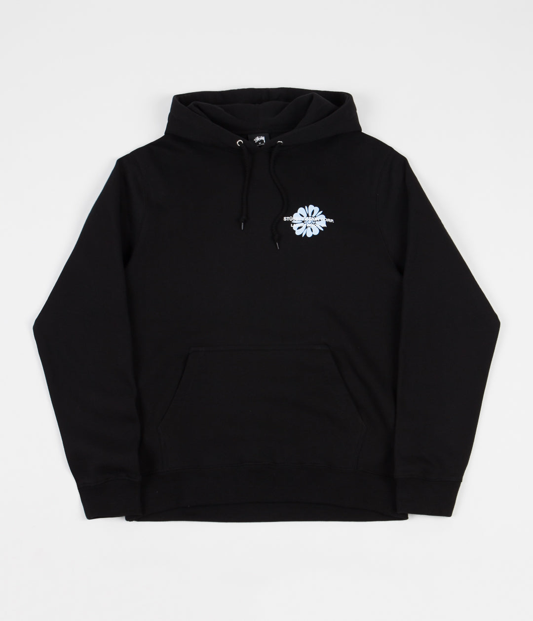 deeltje Over instelling dynastie Stussy Laguna Flower Hoodie - Black | Flatspot