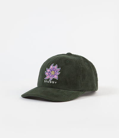 Stussy Laguna Flower Low Pro Cap - Green