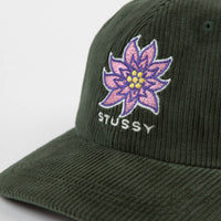 Stussy Laguna Flower Low Pro Cap - Green thumbnail