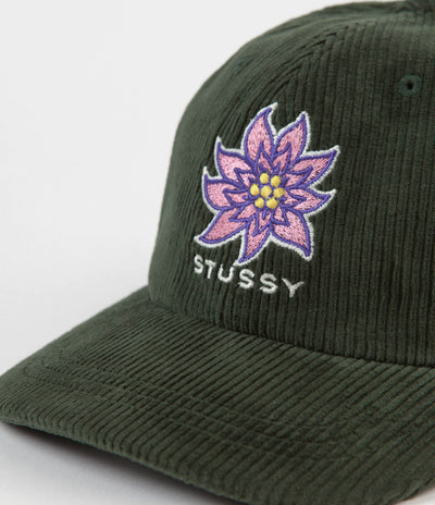 Stussy Laguna Flower Low Pro Cap - Green