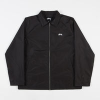 Stussy Leopard Panel Jacket - Black thumbnail