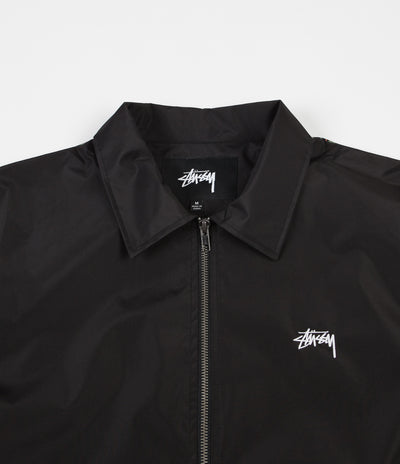 Stussy Leopard Panel Jacket - Black