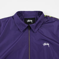 Stussy Leopard Panel Jacket - Purple thumbnail