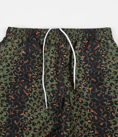 Stussy Leopard Water Shorts - Olive
