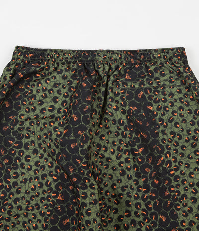 Stussy Leopard Water Shorts - Olive