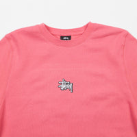 Stussy Lil' Stu Crewneck Sweatshirt - Dark Pink thumbnail