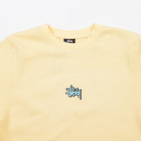 Stussy Lil' Stu Crewneck Sweatshirt - Pale Yellow thumbnail