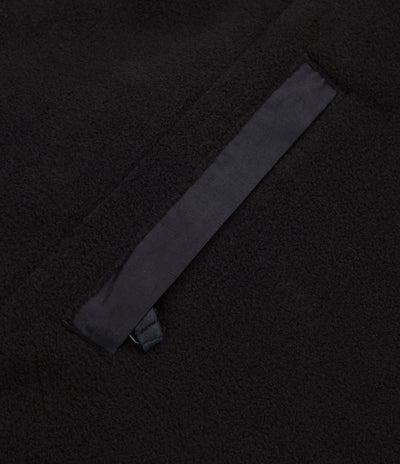 Stussy Logo Tape Mock Neck Sweatshirt - Black