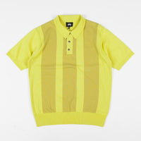 Stussy Miles Polo Sweatshirt - Lemon thumbnail