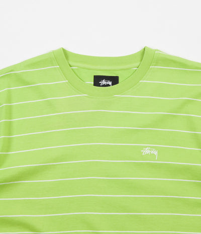 Stussy Mini Stripe Jersey - Lime