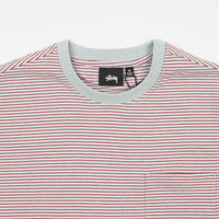 Stussy Mini Stripe T-Shirt - Sage thumbnail