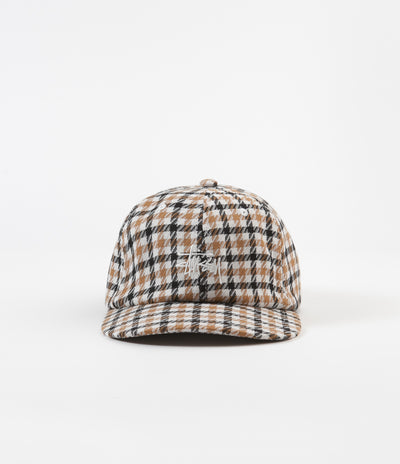 Stussy Mixed Pattern Strapback Cap - Mustard