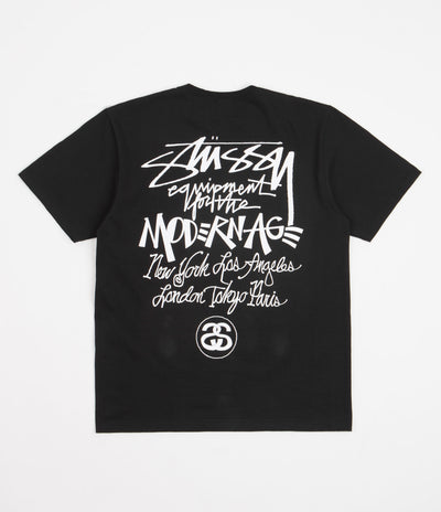 Stussy Modern Age T-Shirt in Black