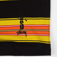 Stussy Multi Stripe T-Shirt - Black thumbnail