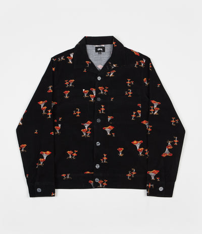Stussy Mushroom Cord Shirt - Black