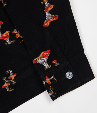 Stussy Mushroom Cord Shirt - Black