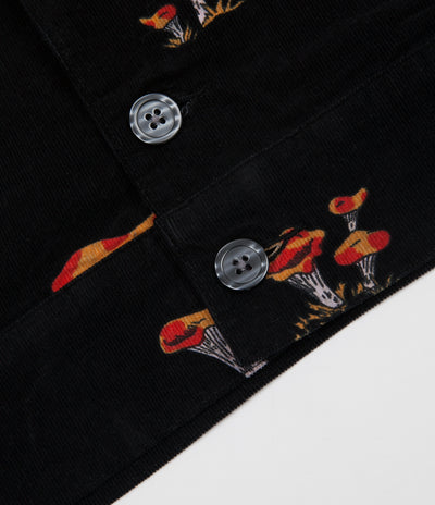 Stussy Mushroom Cord Shirt - Black