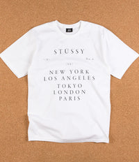 Stussy World Touring T-Shirt - White