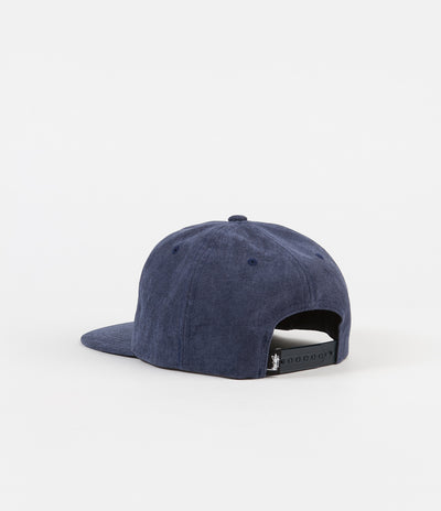 Stussy No Wale Cord Cap - Blue