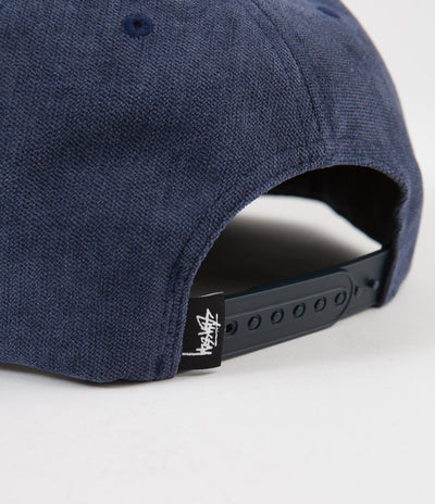 Stussy No Wale Cord Cap - Blue