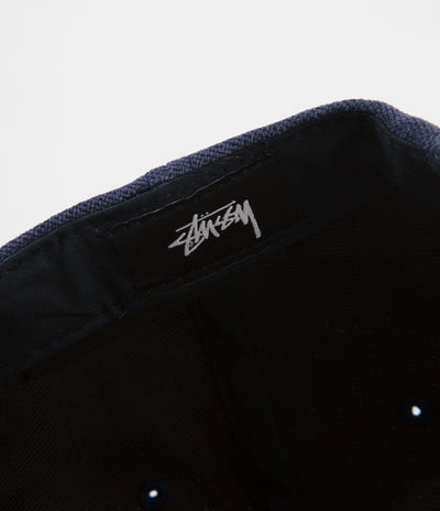 Stussy No Wale Cord Cap - Blue