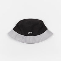 Stussy Outdoor Panel Bucket Hat - Black / Grey thumbnail