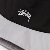 Stussy Outdoor Panel Bucket Hat - Black / Grey thumbnail