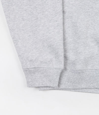 Stussy Outline Applique Crewneck Sweatshirt - Ash Heather