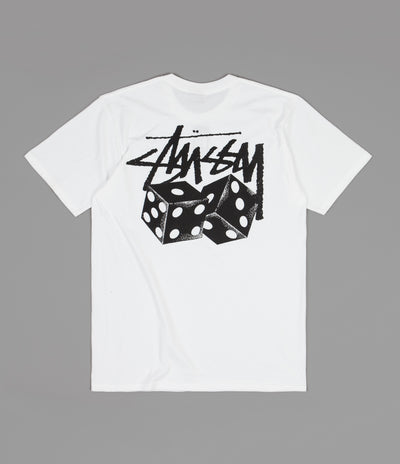 Stussy Pair Of Dice T-Shirt - White