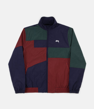 Stussy Panel Track Jacket - Navy