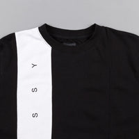 Stussy Paneled Crewneck Sweatshirt - Black thumbnail