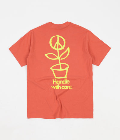Stussy Peace Pot T-Shirt - Pale Red