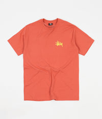 Stussy Peace Pot T-Shirt - Pale Red