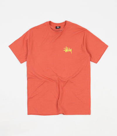 Stussy Peace Pot T-Shirt - Pale Red