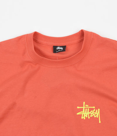 Stussy Peace Pot T-Shirt - Pale Red