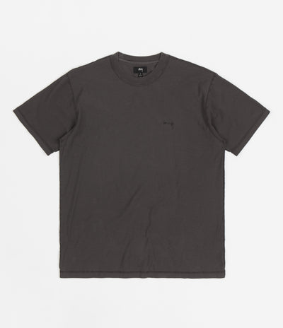Stussy Pigment Dyed Inside Out T-Shirt - Faded Black