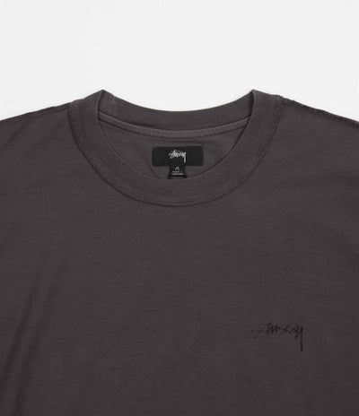 Stussy Pigment Dyed Inside Out T-Shirt - Faded Black