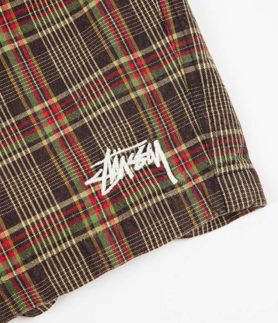 Stussy Plaid Mountain Shorts - Black