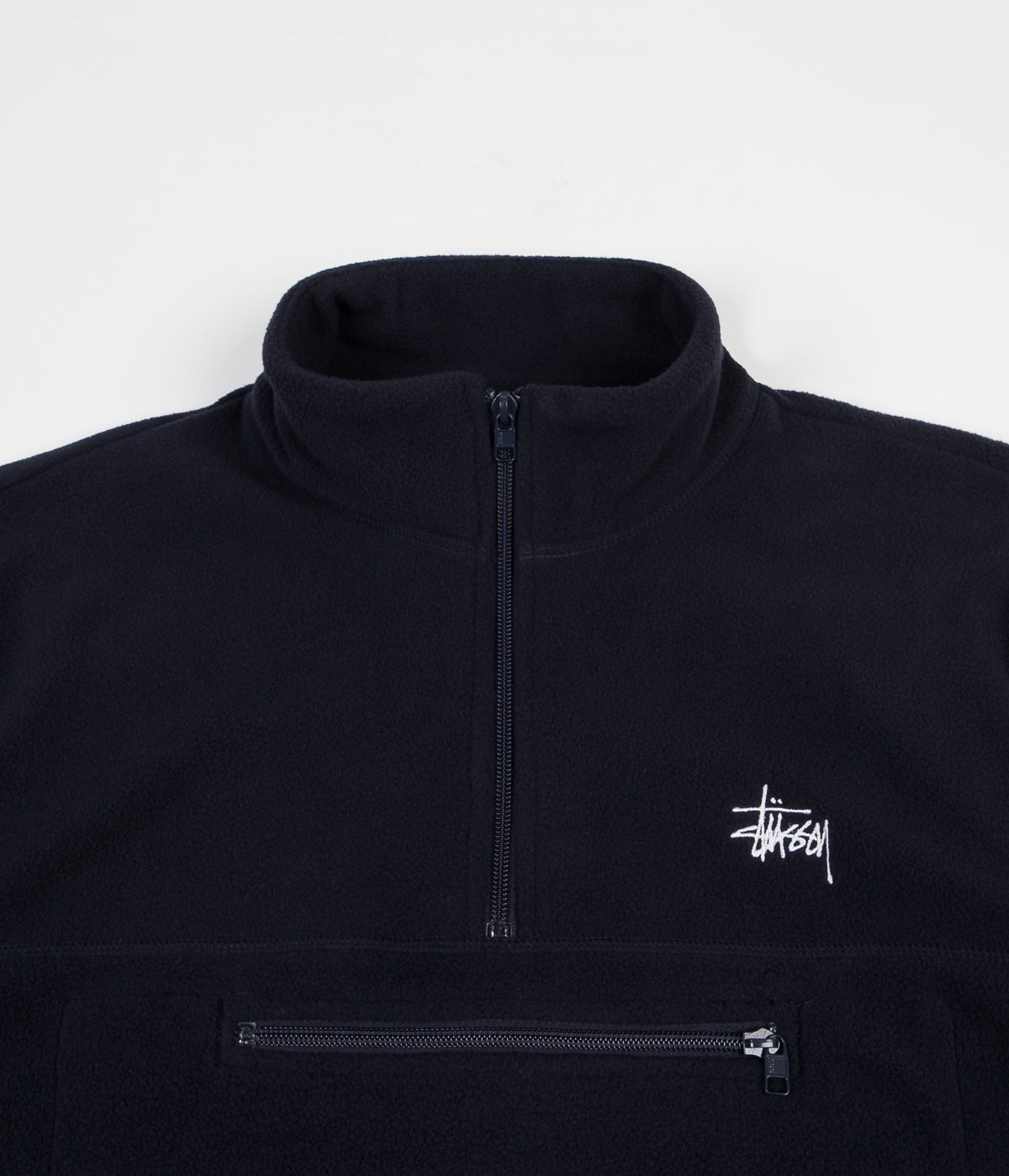 Stussy polar mock neck fleece deals