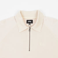 Stussy Polo Zip Fleece - Beige thumbnail