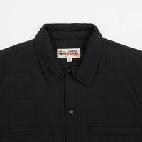 Stussy Quilted Fatigue Shirt - Black thumbnail