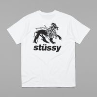 Stussy Rasta Lion T-Shirt - White | Flatspot