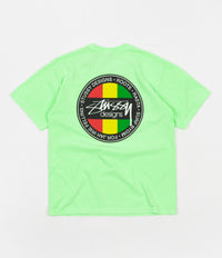 Stussy Rasta Sk8 Pigment Dyed T-Shirt - Green